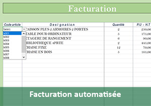 Facturation automatisée de clients avec Excel