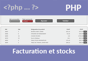 Facturation avec gestion de stocks en Php