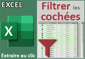 Filtrer les données Excel avec des cases à cocher