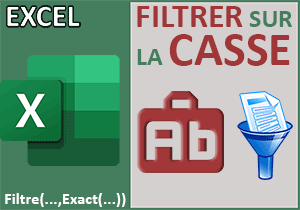 Filtrer sur les majuscules et minuscules avec Excel