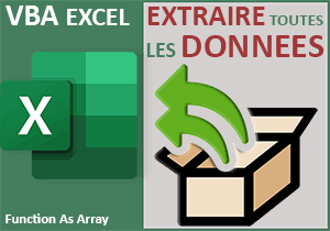 Fonction VBA Excel pour extraire toutes les données