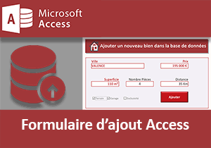 Formulaire d ajout d enregistrements avec Access