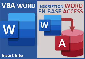 Formulaire d inscription Word en base de données Access