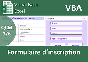 Formulaire d inscription en VBA Excel