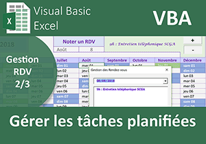 Gérer les rendez-vous dans un planning Excel