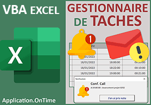 Gestionnaire de tâches en VBA Excel