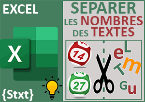 Isoler les chiffres au milieu des textes Excel