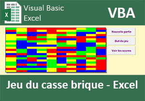 Jeu du casse briques en Visual Basic Excel