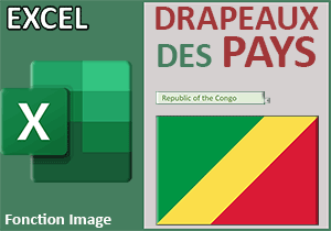 Les drapeaux des pays avec la fonction Excel Image