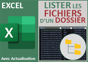 Liste des attributs de fichiers d un dossier sans VBA Excel