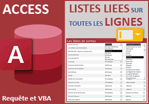Listes déroulantes reliées sur tous les enregistrements