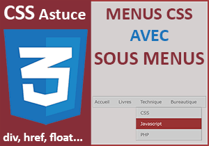 Menus avec sous menus par les styles CSS