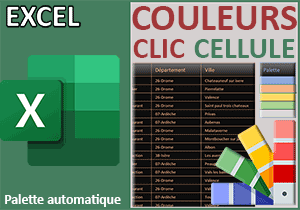 Modifier automatiquement les couleurs du tableau Excel