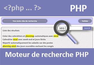 Moteur de recherche Web en Php