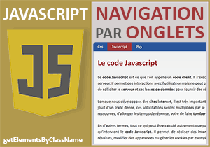 Navigation Javascript par onglets