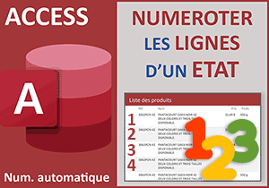 Numérotation automatique des lignes d un état Access