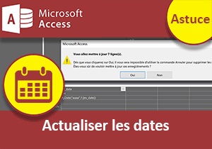 Opérations sur les dates par requête Access