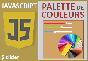 Palette de couleurs Html en Javascript et JQuery