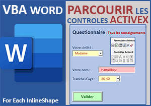 Parcourir tous les contrôles ActiveX en VBA Word