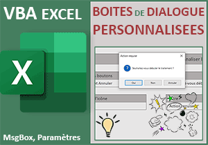 Personnaliser les boîtes de dialogue VBA Excel