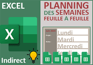 Planning automatique des semaines feuille à feuille