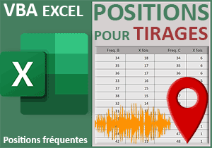 Positions probables des numéros du loto