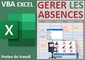 Postes de travail en tenant compte des absences