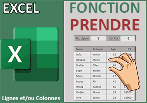 Présentation de la fonction Excel Prendre