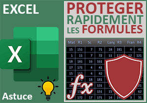 Protéger rapidement les formules de la feuille Excel