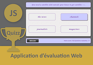 Quizz Javascript, application d évaluation pour le Web