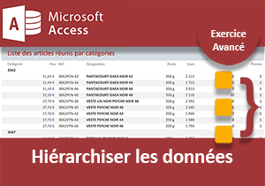 Regrouper et organiser les données sur un état Access