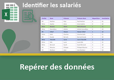 Repérer automatiquement des données dans un tableau dense