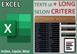 Repérer et extraire les textes longs avec Excel