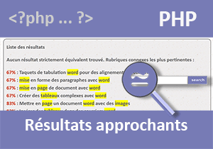 Moteur De Recherche Web En Php