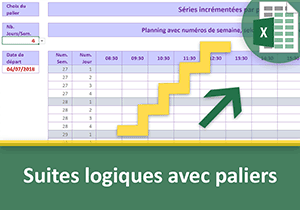 Séries logiques Excel incrémentées par paliers