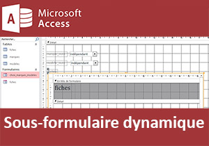 Sous formulaire dynamique dans un formulaire sur plusieurs tables