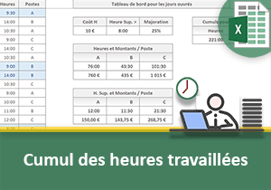 Statistiques Excel sur le cumul des heures travaillées