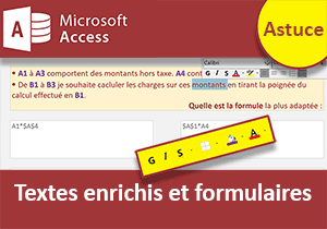 Subtilités de mise en forme dans les formulaires Access