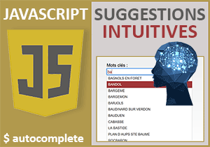 Suggestions automatiques à la saisie en JQuery
