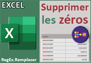 Supprimer les zéros en préfixes des codes numériques