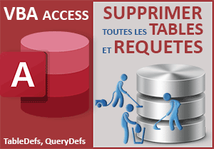 Supprimer toutes les tables d une base de données Access
