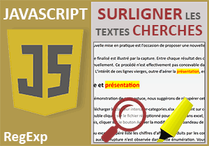 Surligner les mots clés cherchés en Javascript