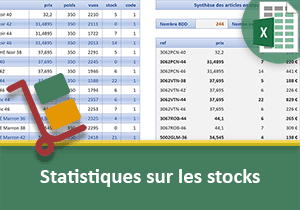 Synthèse des produits en stock avec Excel