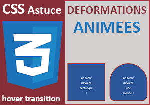 Transformations animées avec les styles CSS