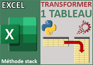 Transformer un tableau Excel de colonnes en lignes