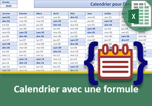 Une formule simple pour un calendrier annuel perpétuel