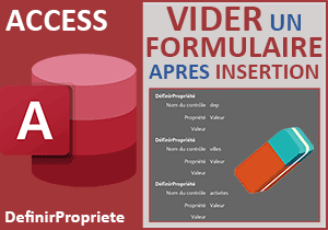 Vider un formulaire Access après insertion