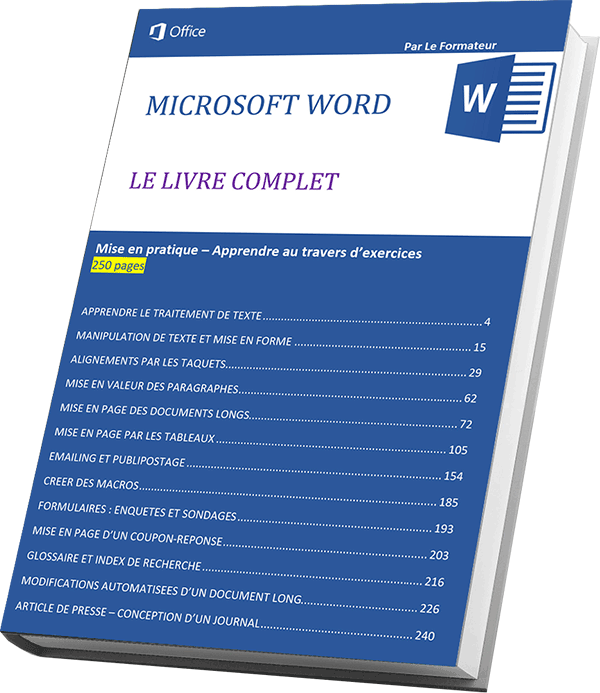 Téléchargement support de formation à Word