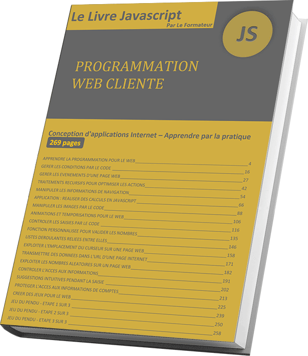 Téléchargement Ebook Javascript, apprendre la programmation Internet