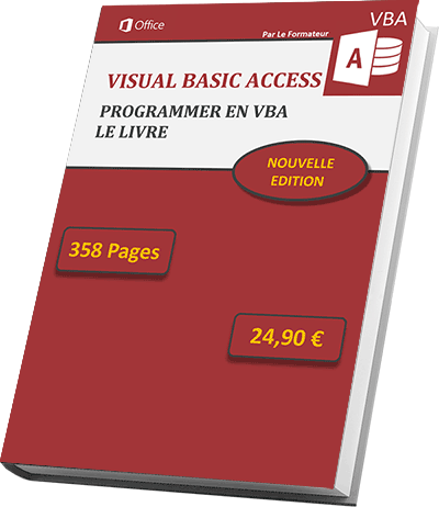 Le livre numérique VBA Access pour apprendre à programmer en Visual Basic les bases de données à télécharger au format PDF